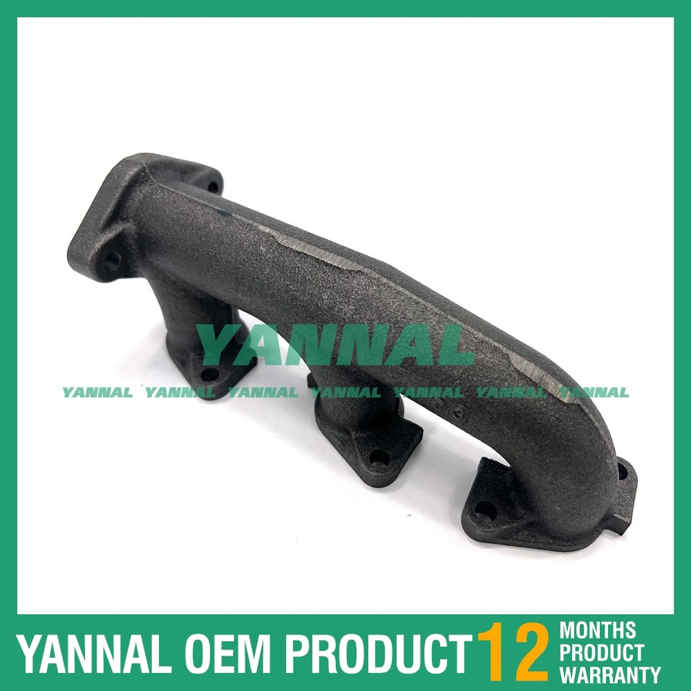 مشعب العادم 16670-12310 لأجزاء محرك الحفارة Kubota D1803 #4