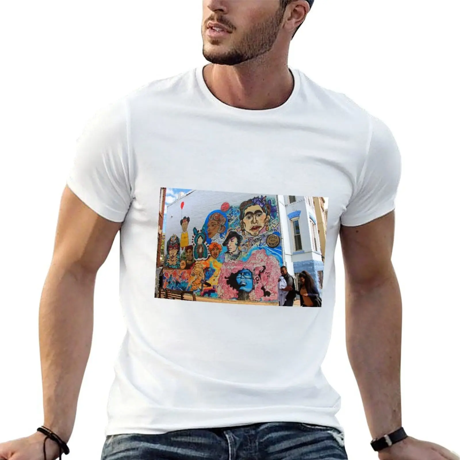 Mary Church Terrell Mural T-Shirt man t shirt summer man t shirt designer t shirt for man T-shirt