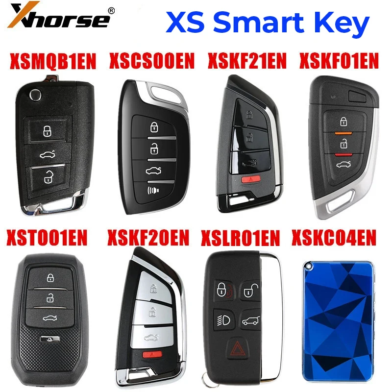 

1 Piece XHORSE XS Series Smart Key XSKF01EN XSCS00EN XSMQB1EN XSKF20EN XSKF21EN XSTO01EN XM38 XSLR01EN XSKC04EN English Version