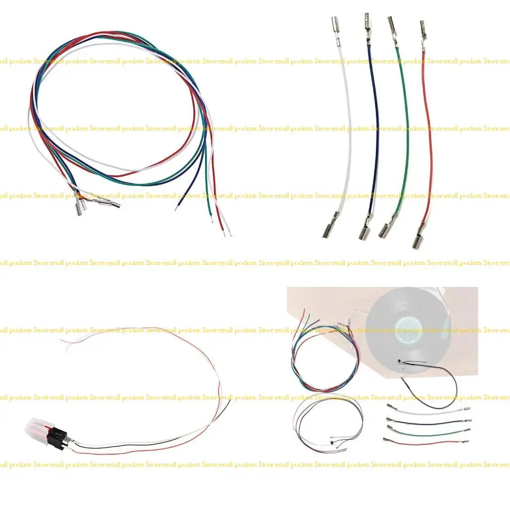 

R1WD Cartridge Cable Leads Header Wire for Record Player Headshell Connection Cable
