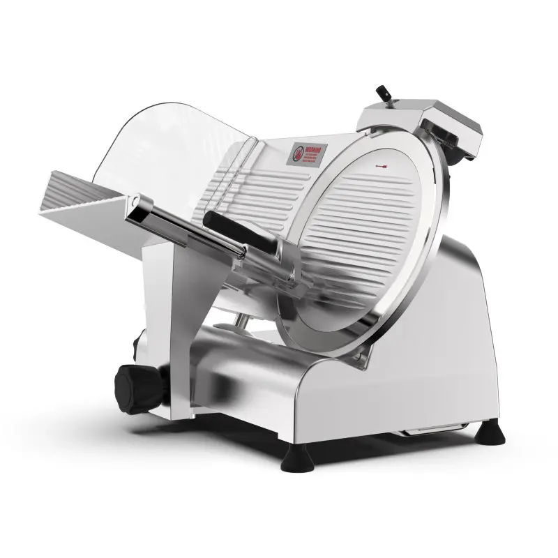 Máquina cortadora comercial de aluminio anodizado, carne congelada, salchicha, patata, queso, jamón, tocino, ternera, rollo de cordero
