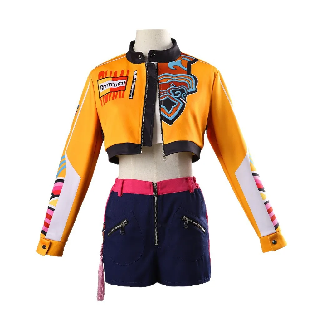 أزياء أنيمي شيطان هنتر سكواد لوم زوي ميرا التأثيرية مجموعة كاملة للفتيات Kpop أيدول لعب الأدوار كرنفال الزي بدلة حفلات الهالوين