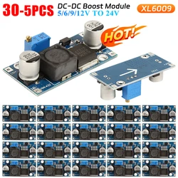5-30PCS XL6009 4A Boost Converter Step Up Adjustable 15W 5-32V to 5-50V DC-DC Power Supply Module LM2577 Step-up Module