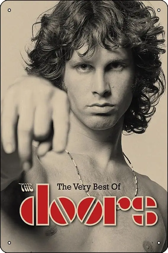 Jim Morrison Classic Poster Metal Tin Sign Fun Home Art Wall Decor 8x12 Inch