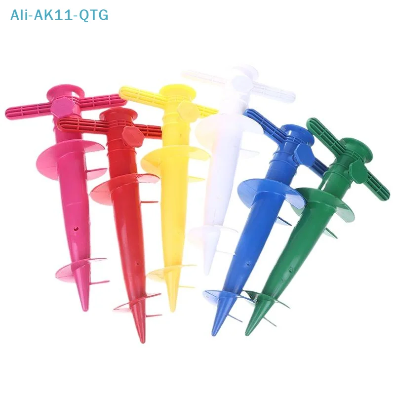 NEW Umbrella Base Adjustable Plastic Sun Beach Patio Sand Ground Fixing Tools Anchor Stand Spike Auger Keep Holder Garden Access