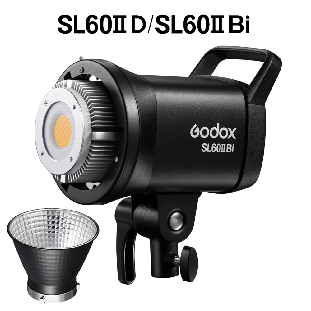 

Godox SL60IID SL60IIBi COB LED Video Light Professional Studio Fill light with Built-in 2.4G Wireless X System Bluetooth Contro