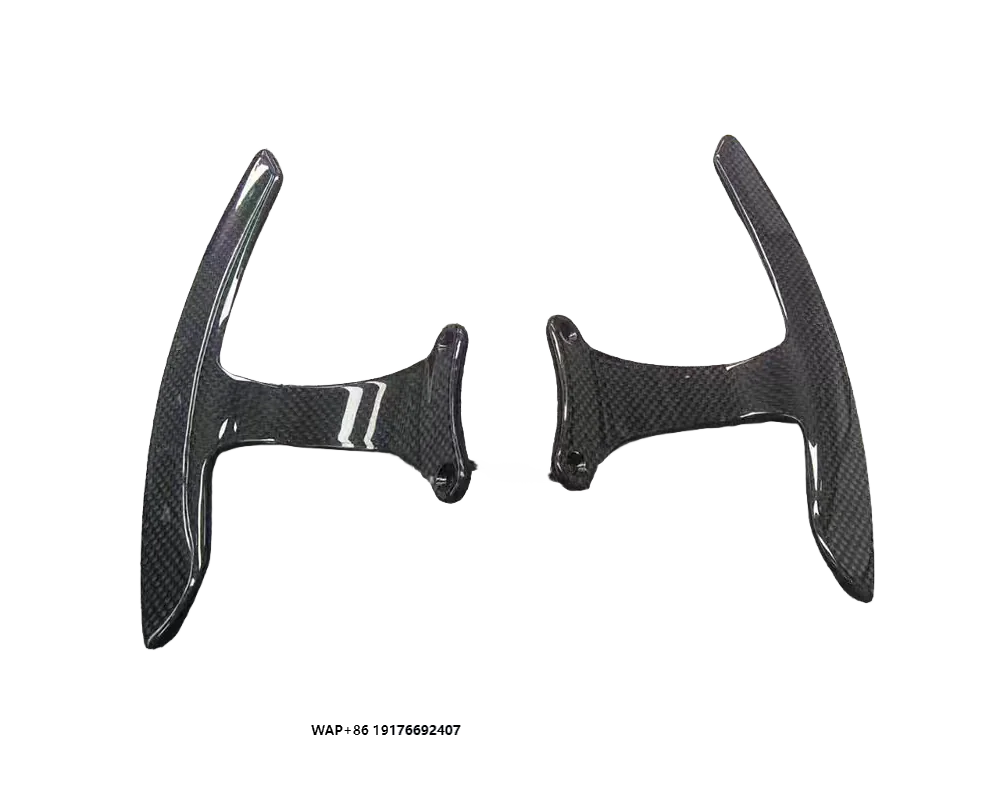 

Automotive Parts: Dry Carbon Fiber Steering Wheel Paddle Shifters for Shifting, Suitable forFerrari F8 Tributo Interior Kit