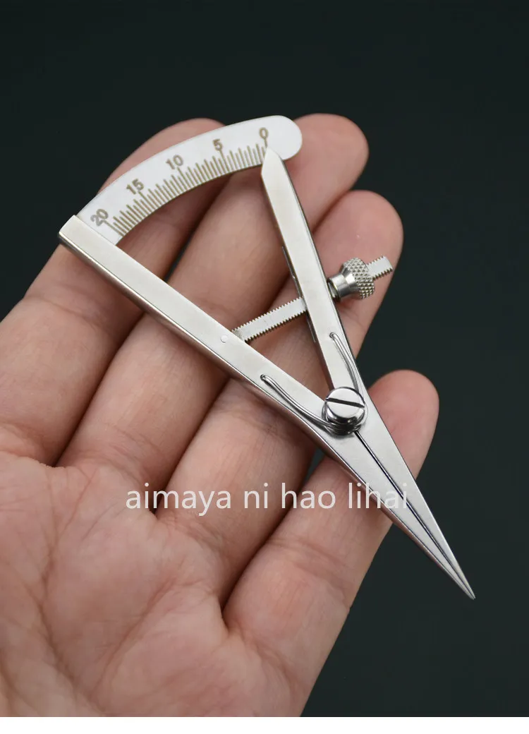 Fine Mini Spacing Gauge Lockable Scale Tool for Leather Scribing DIY Handmade Craft Art Measurement Tool