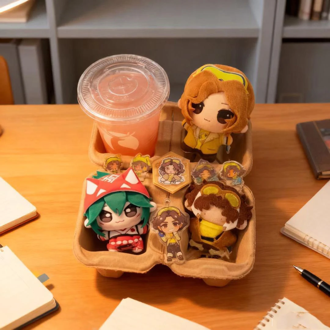 

Плюшевая игрушка Kiriko из Overwatch, 10 см, кавайная кукла-брелок для косплея, подарок на день рождения/Рождество