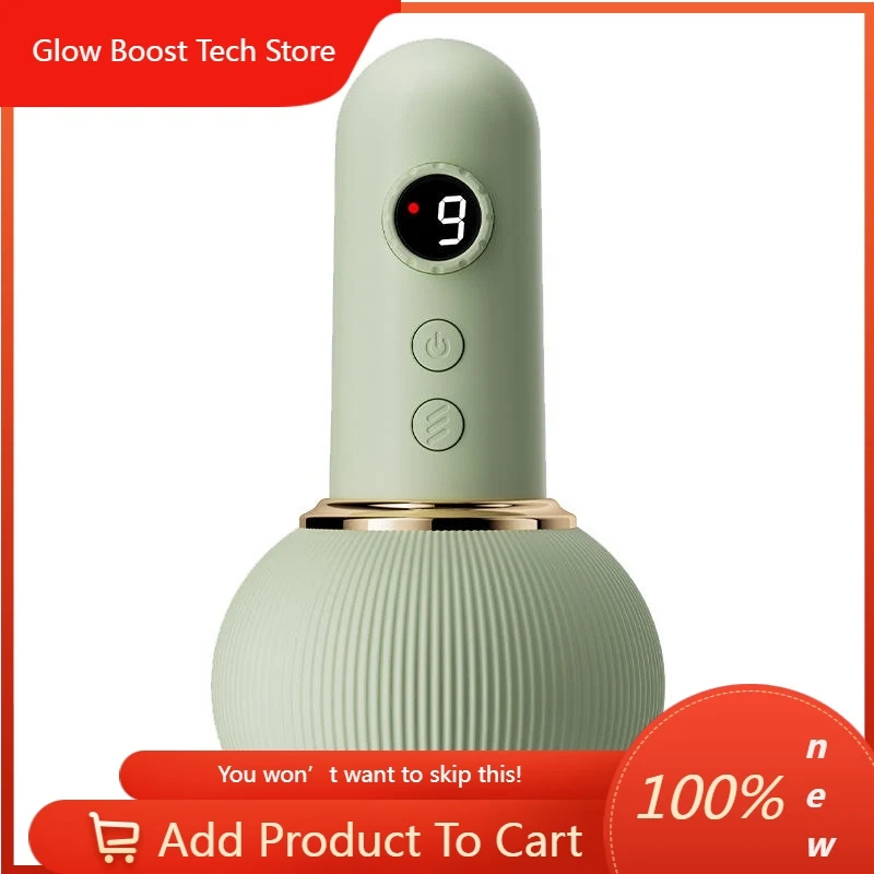 

NYSmart Library New Electric Rechargeable Gua Sha Instrument Massager Meridian Brush Massage Tool Cupping