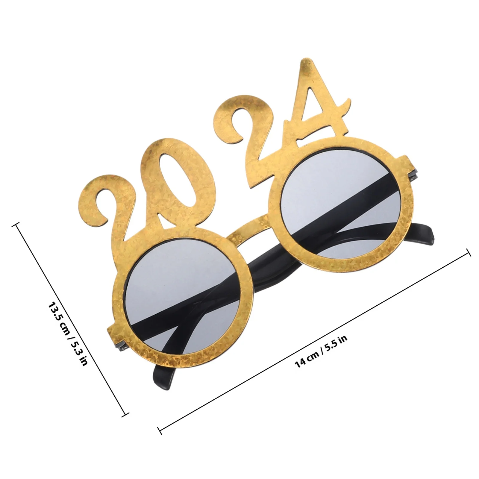 3 قطعة نظارات الحفلات المضحكة الأداء الإبداعي النظارات صور الدعائم لوازم السنة الجديدة 2024 الدعائم نظارات الحفلات