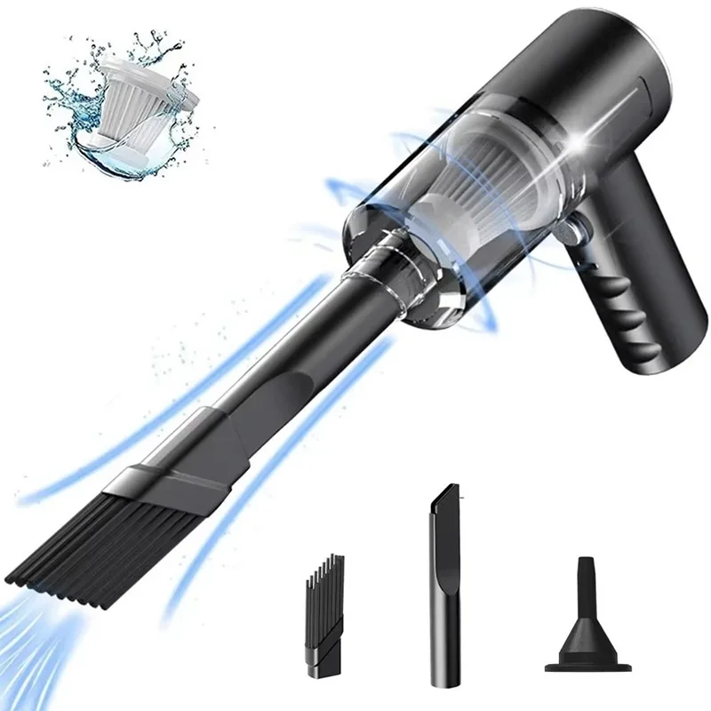 Portable Wireless Car Vacuum Cleaner Wireless Vacuum Cleaner Dual Use for Home and Car 120W High Power Powerful Vacuum Cleaner
