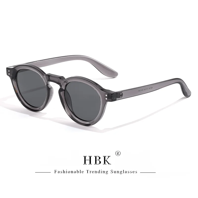 HBK Mode Polarisierte Sonnenbrille Männer Retro TR90 Hochwertige TAC Linsen Runde Sonnenbrille Frauen Fahren Angeln Brillen Reisen – Detail 21