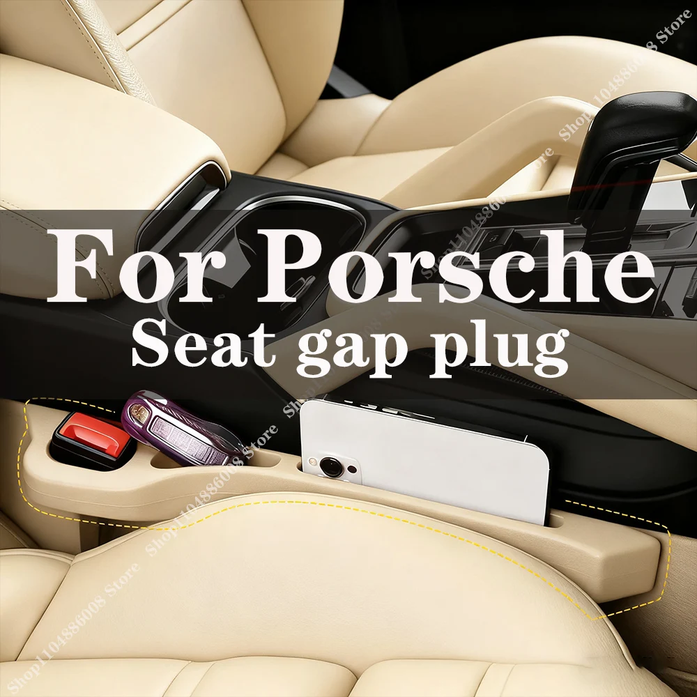 

﻿ 2PCS Car Seat Gap Filler Anti-Leak Strip For Porsche Panamera Cayenne 955 957 958 Boxster Macan 95B Interior Accessories
