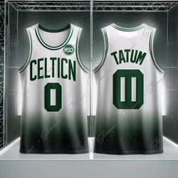 Boston Celtic Champion New Sleeveless Basketball Jersey Trendy Men's T-Shirt High Quality Unisex Children's Universal Size Tops