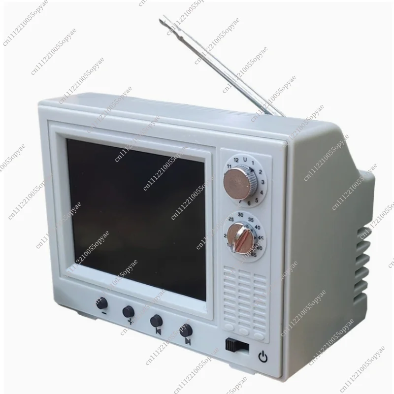 1:12 Playable Mini TV Model - Living Room Home Appliance Decor Toy with Video Function