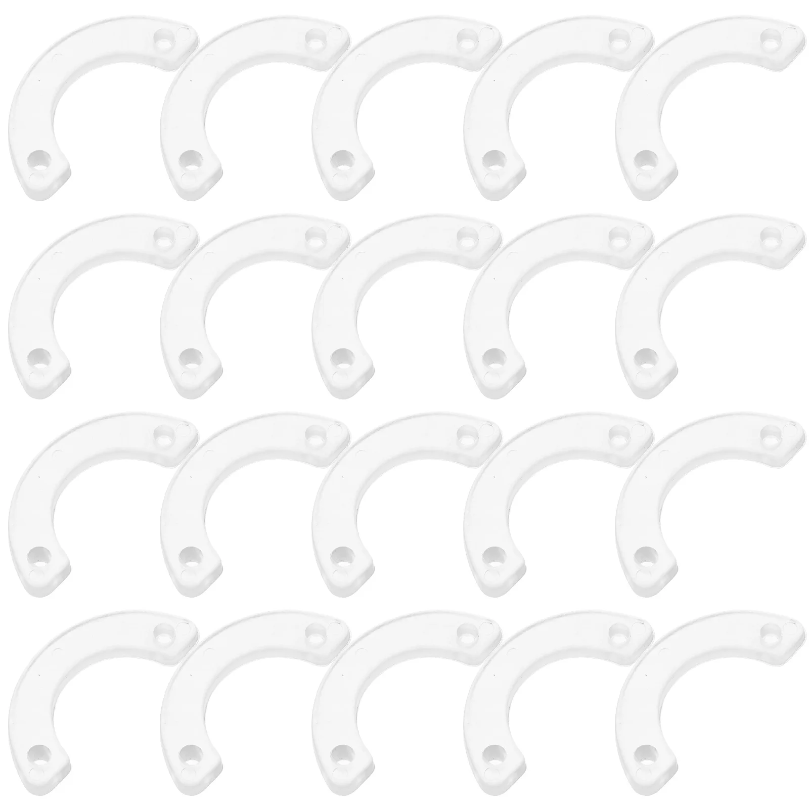 

20pcs Drawer Shelf Stopper Dressers Replacement Anti-slip Cabinet Stabilizers Plastic Wedges for Drawers Furniture Guides