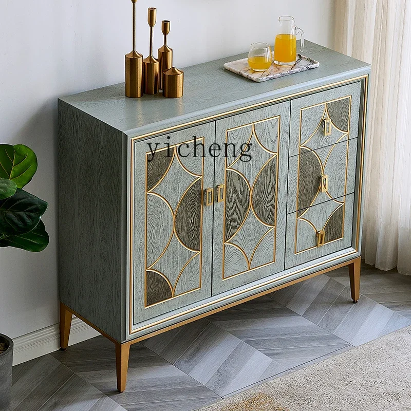 living room dining side cabinet modern simple light luxury tea cabinet storage kitchen bowl multi-functional storage cabinet