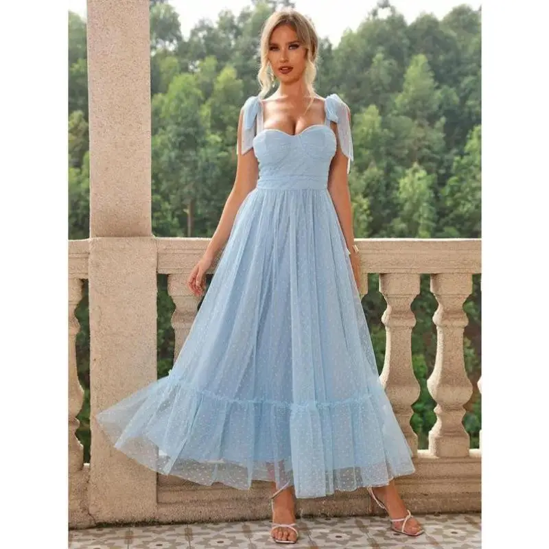 المرأة البولكا نقطة طباعة كشكش هيم oulder التعادل بدلة رياضية غير رسمية سبعة Sve طويلة الخريف الموسم عبر الحدود نموذج جديد #2