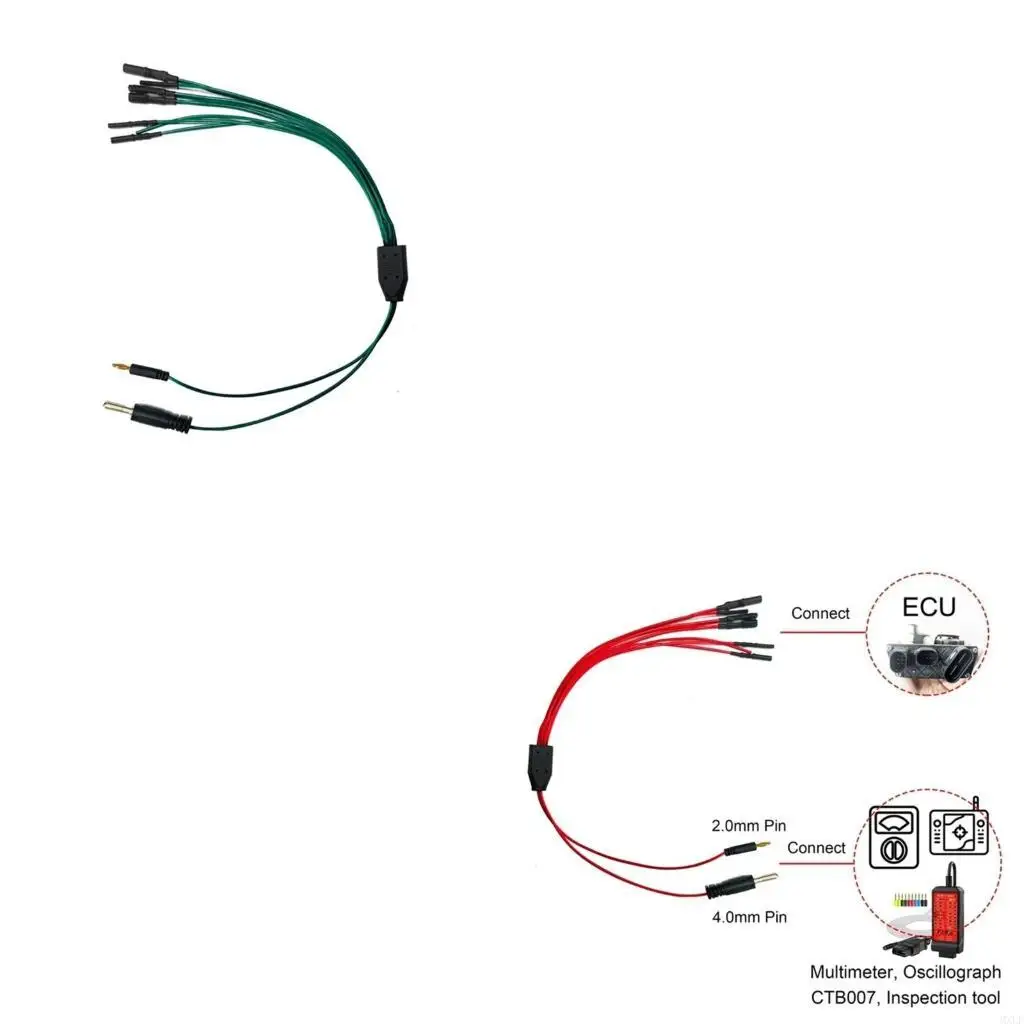 Heat Resistant 8 Channel Jumper Cable Connector Wiring Harness for Vehicle Diagnostics Educational and Training Purposes