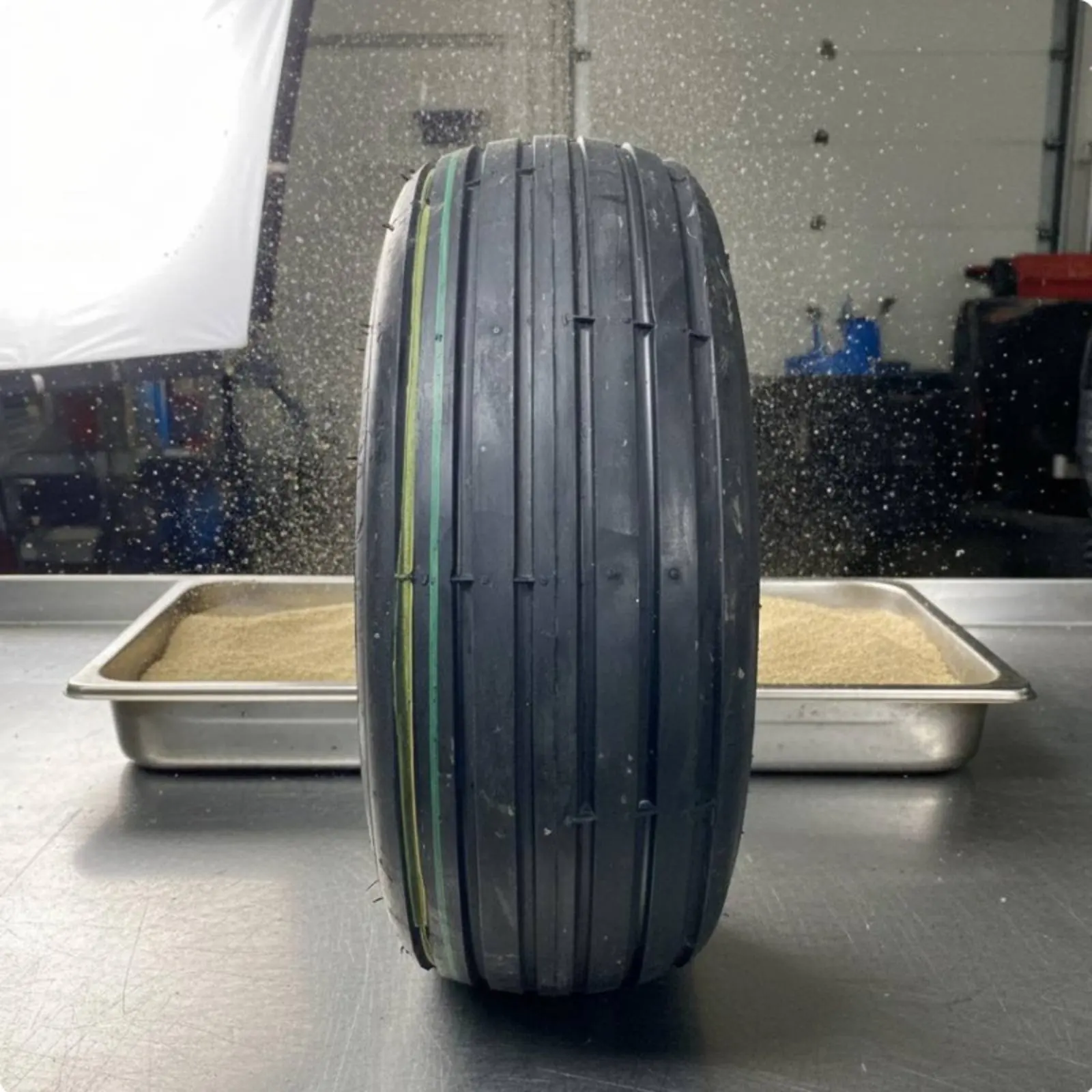 

13x6.50-6 Tubeless Tire Sturdy Duty ATV Front Tire Assembly 6 Inch Kart-Kart Wheel for DIY Builders