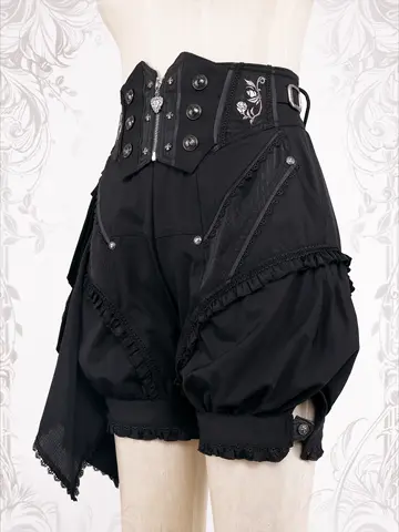 ~Sin2~Ouji Lolita Summer Shorts with Pockets/Side Trailing by Arca et Ovis PRE ORDER / 3 months