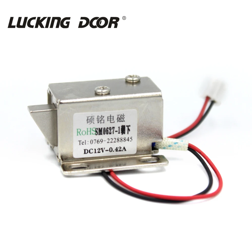 Electric control lock 12V 0.4A /6V 1A Mini Lockers Security electromagnetic lock Release Assembly Solenoid Access Control lock