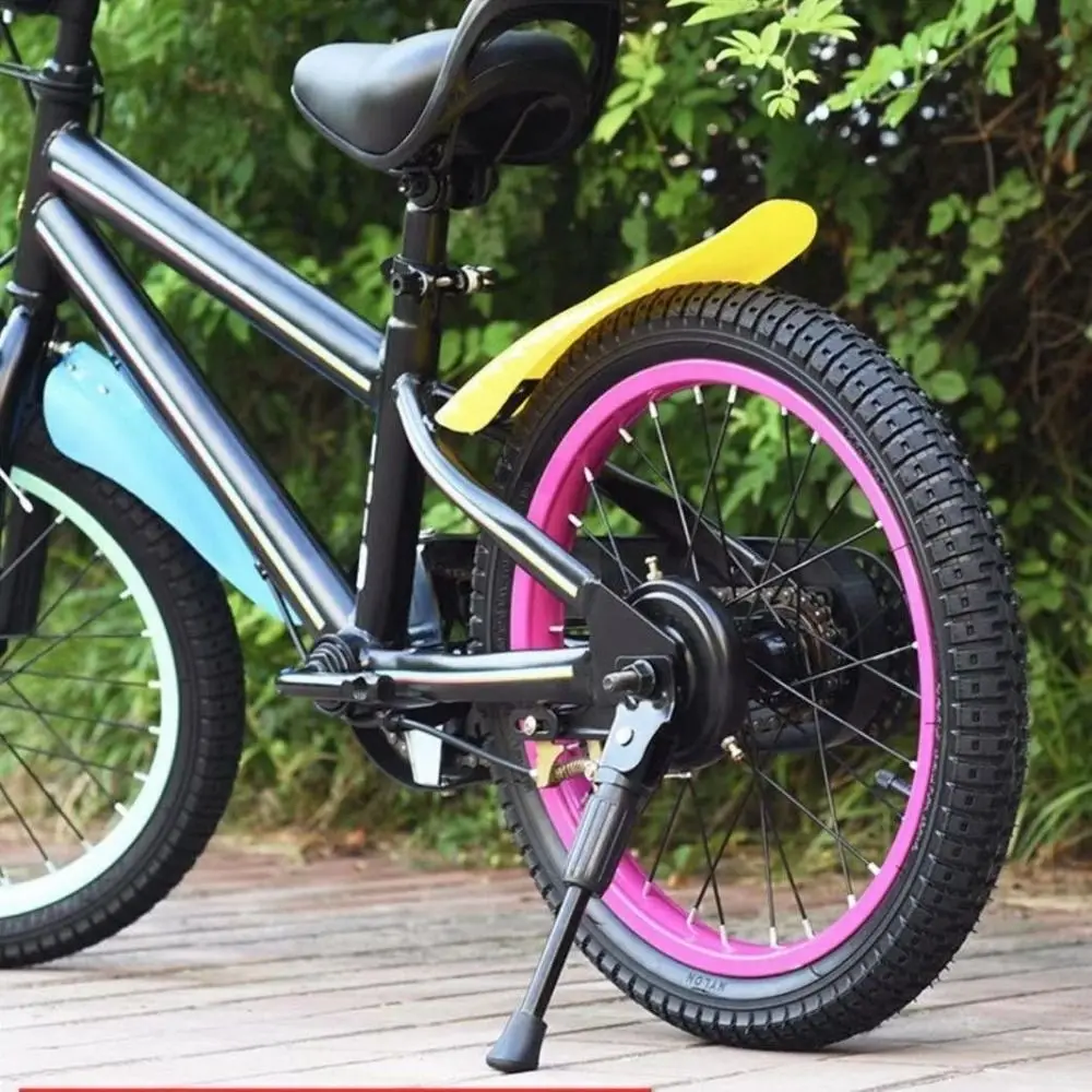 12/14/16/18/20 Inch Bicycle Side Support Three-dimensional Punch Free Design Bike Kickstand Parking Stand Easy Installation