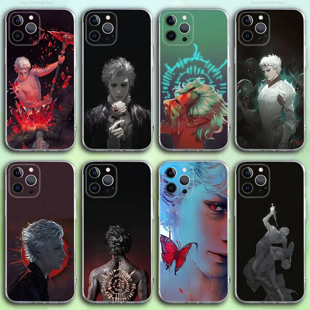 

Astarion B-BaldursS Game Phone Case For iPhone 16,15,14,13,12,11 Pro,Max,Plus,X,XS,XR,SE4,E Mini Transparent Soft Cover