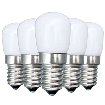 3/1pcs הוביל נורה e14 מיני נורות מקרר 220v נורת מקרר נורות בורג ארון תצוגה למקרר