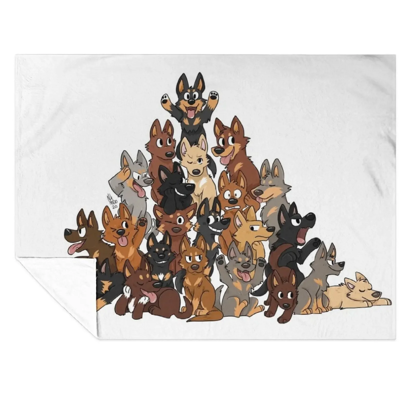 

Kelpie Pile Throw Blanket Comforter warm winter warm for winter Kid'S Blankets