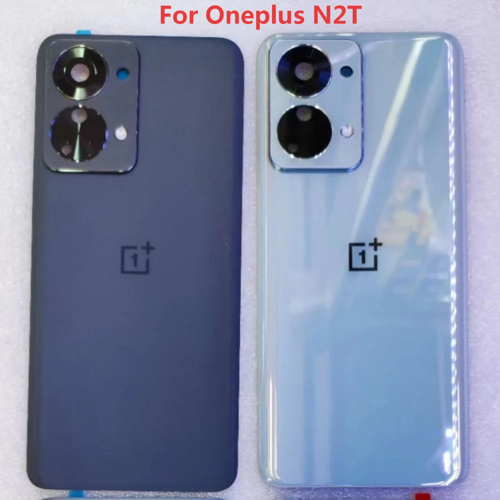 For OnePlus 9RT 9R N2 N100 N200 10Pro ACE Pro N2T Back Battery Cover Rear Door Housing Case With Lens Camera Frame Repair Parts