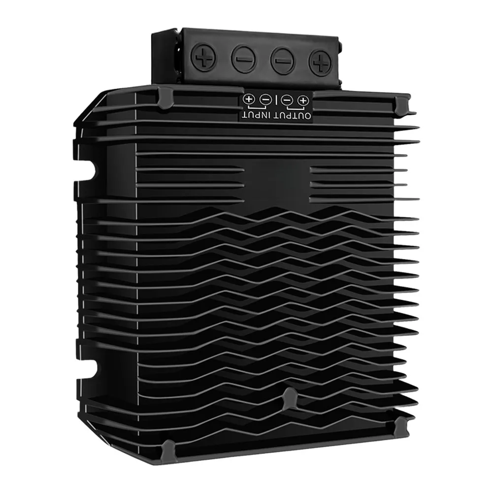 12V to 28V Step-Up Power Module with Terminal Wiring and IP67 Enclosure for Marine Diesel Engine Control Systems
