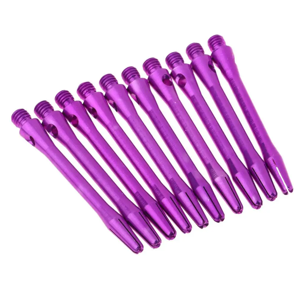 Medium 2BA Dart Shafts Aluminum Alloy Darts Accessories Dart Stems Polished Spinners for Tungsten Darts