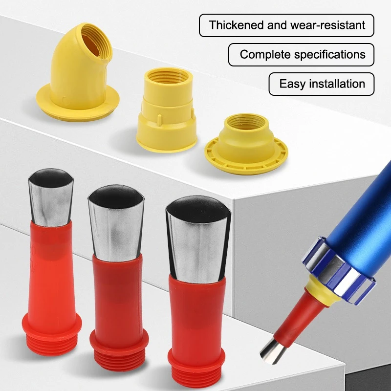 20PCS Rvs Kalefateren Nozzle Applicator Breeuwen Finisher Lijm Tool Keuken Badkamer Wastafel Siliconenkit Afwerking Tool