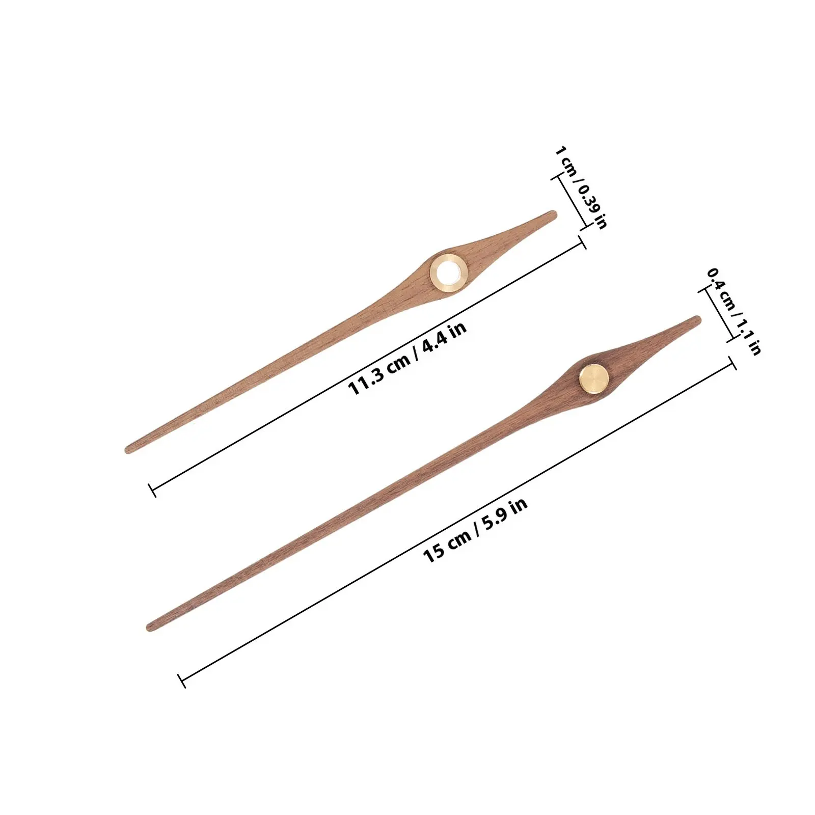5 Sets 12 Inch Clock Movement Parts Making Kitsclock Wooden Diy Clock Pointers Wall Pointer Replacement Accessories