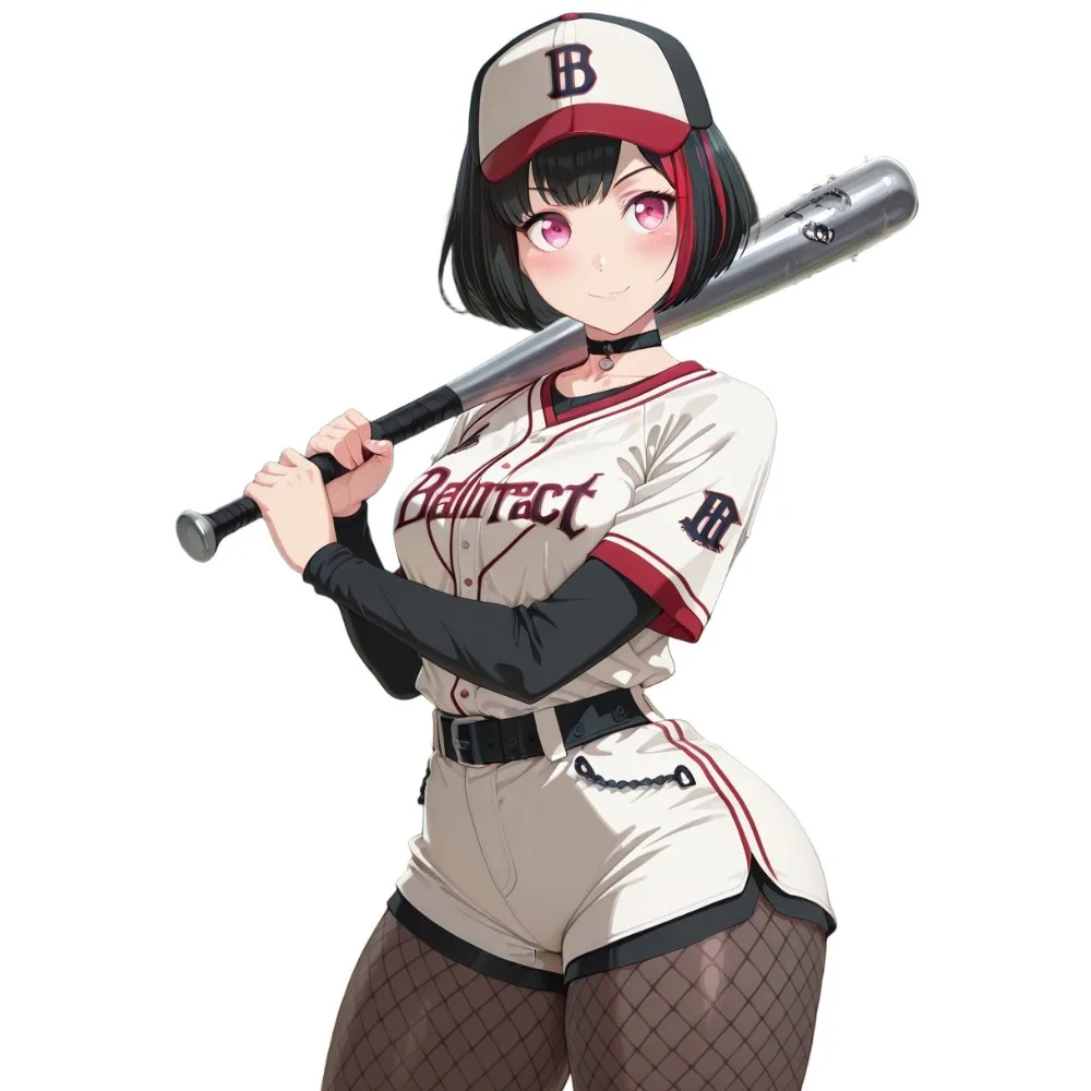 1PC Mitake Ran Baseball Anime Vinyl Decal Waterproof Sunproof Sticker for Car Motorcycle Electric Scooter Exterior Decor
