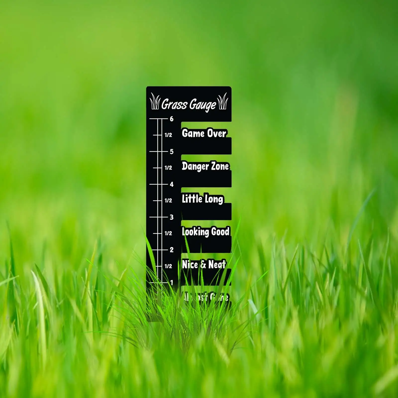 

Lawn Measuring Ruler Tool Lightweight Grass Gauge Gardening Weeding Lawn Tool Outdoor Grass Ruler for Landscaping Lawn Garden