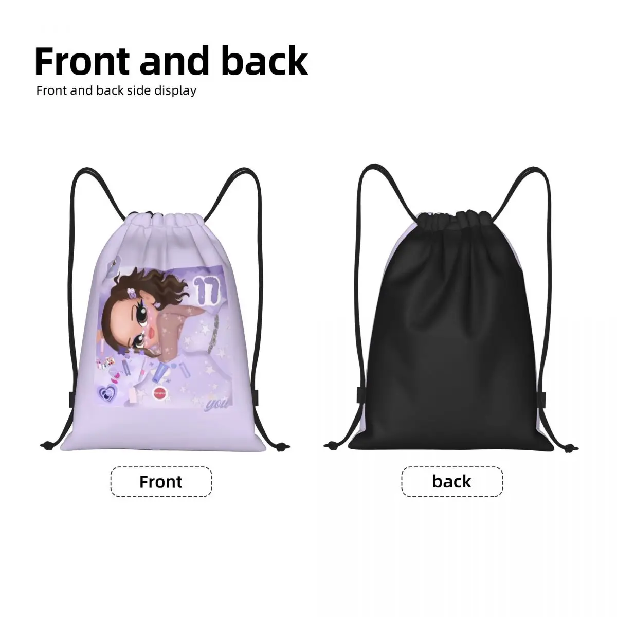 Florence By Mills Drawstring Bags Men Women Portable Sports Gym Sackpack Shopping Storage Backpacks