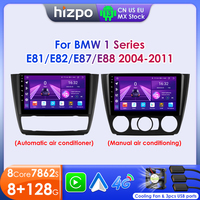 Hizpo Car Radio Intelligent Systems for BMW 1-Series 1 Series E87 E81 E82 E88 2004-2011 Wireless CarPlay Android Auto GPS Navi