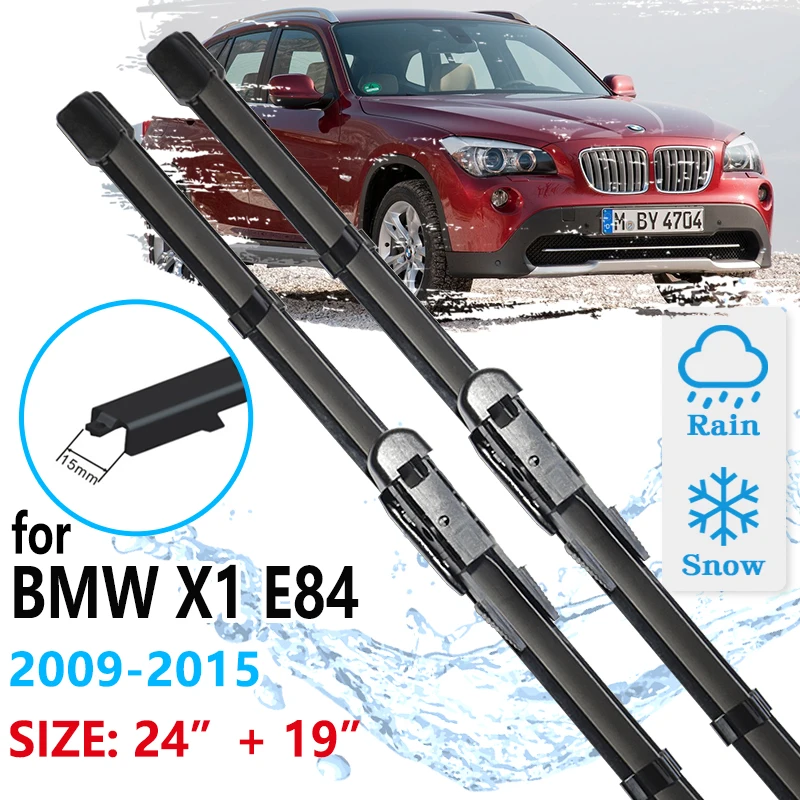 For BMW X1 E84  2009 2010 2011 2012 2013 2014 2015 Windscreen Windshield Accessories Window Washer Brushes Car Front Wiper Blade