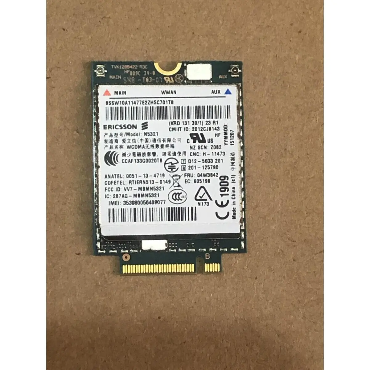 

Сетевая карта для T470 T570 X270 P51s P71 01AX748