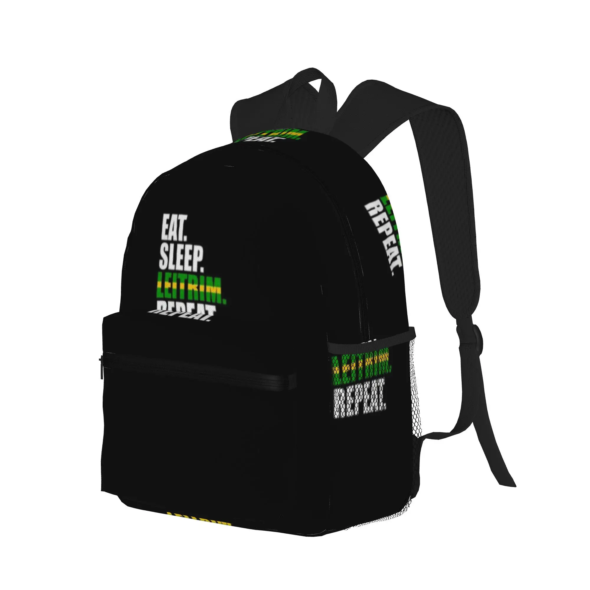 Leitrim Ireland Eat Sleep Leitrim Repeat  Casual Backpack for Students and Adults Travel backpack
