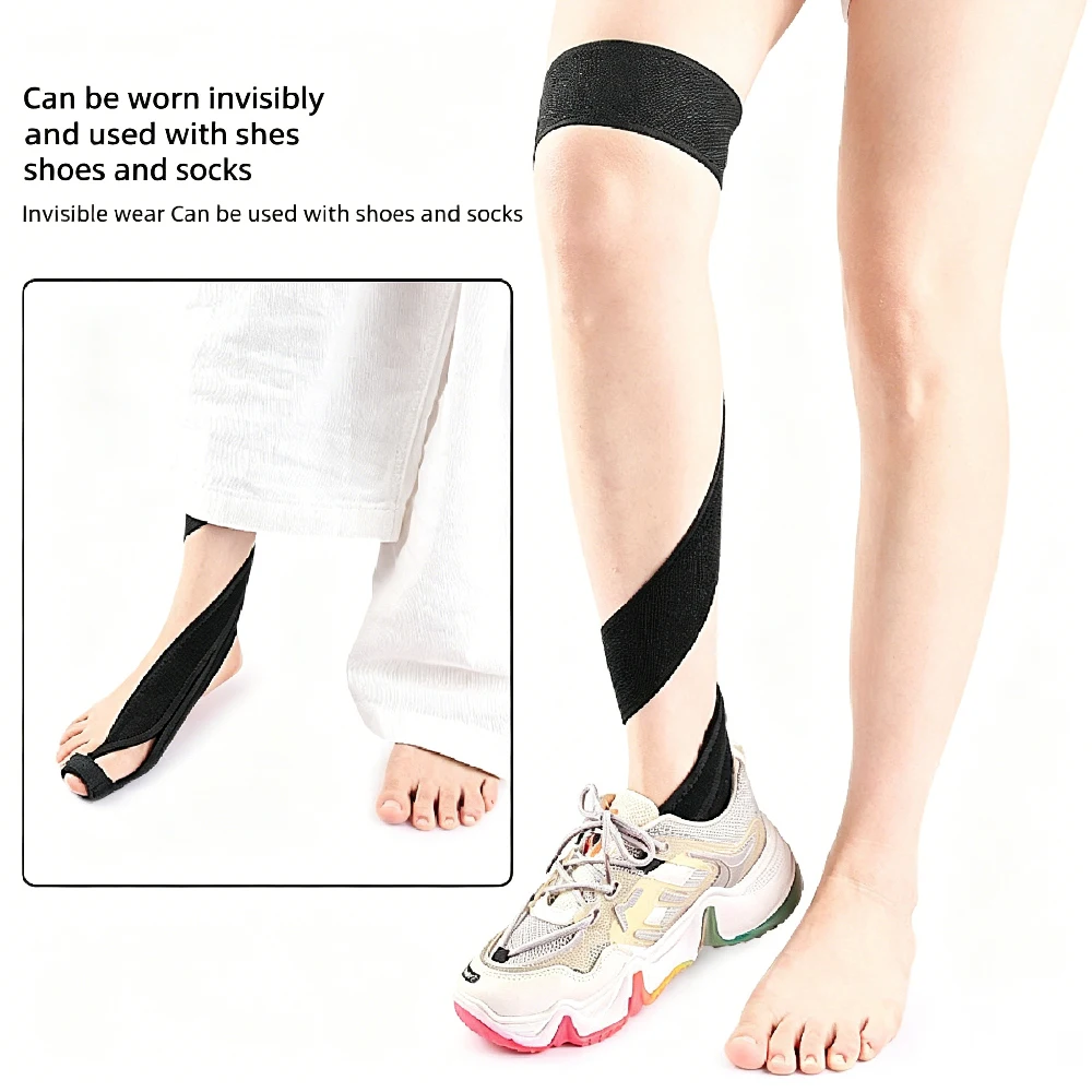 1PCS Kids Leg Posture Corrector Belt, Adjustable Neoprene O/X Leg Band,Thigh Stabilizer for Internal/External Rotation & Walking