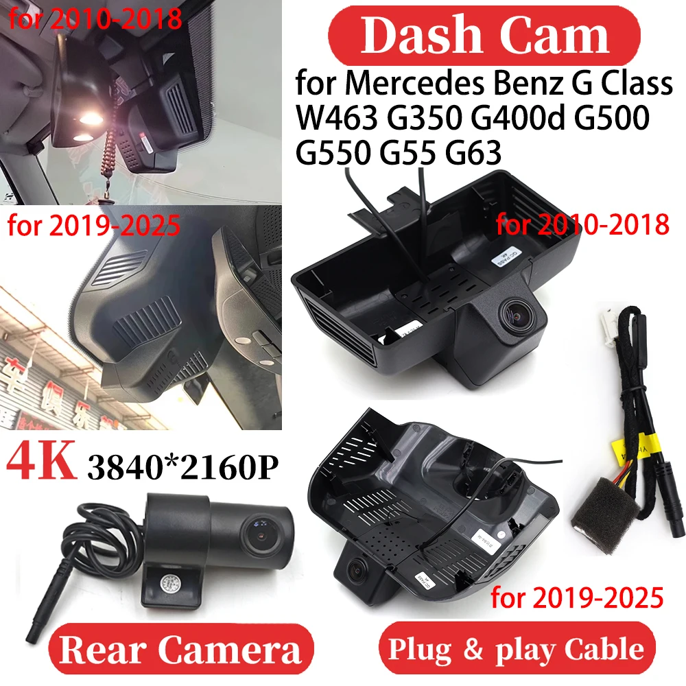 

ZJCGO for Mercedes Benz G Class W463 G350 G400d G500 G550 G55 G63 UHD Car 4K Video Recorder DVR Dash Cam Dashboard Camera