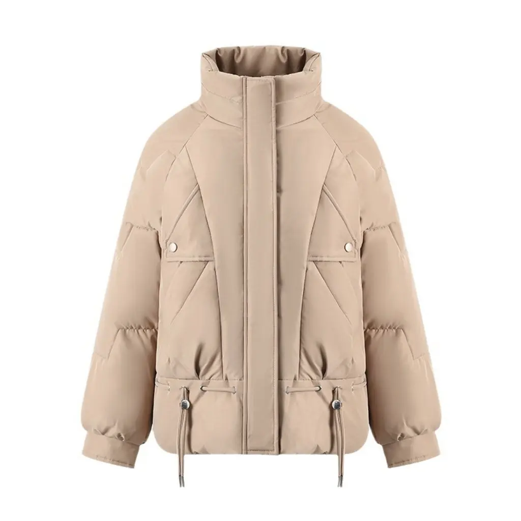 

Women's European And American Style Cotton-Padded Jacket Fashion High-End Thick Warm Short down Coat for Cold Weather
