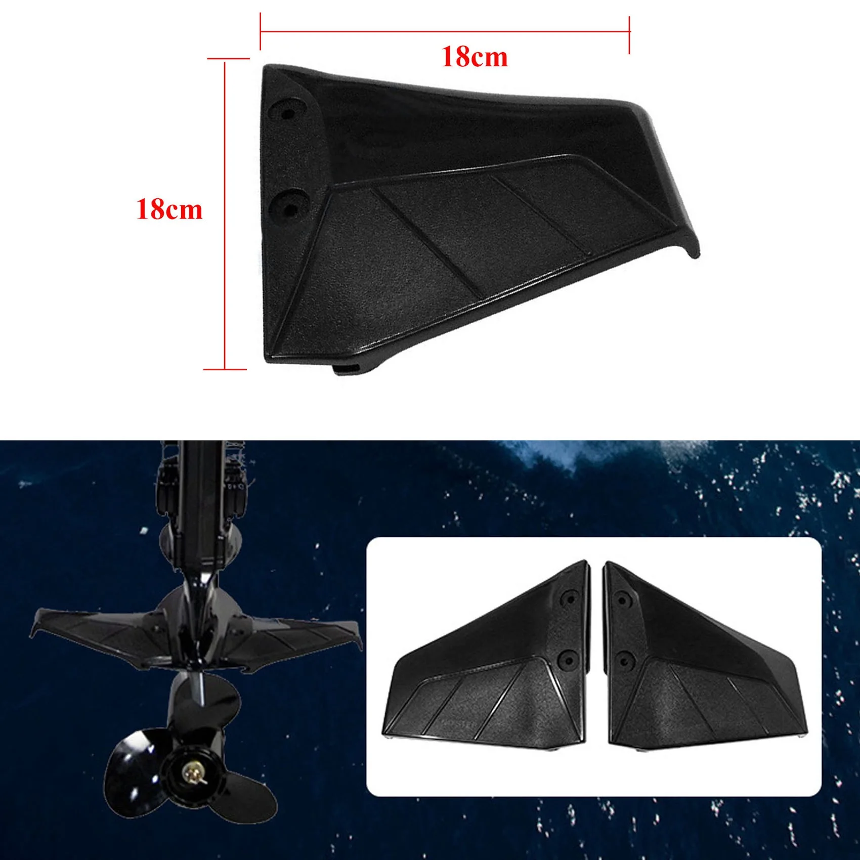 Boot draagvleugelboot stabilisator Marine stabilisatorvinnen voor buitenboordmotoren en sterndrive onderste eenheid 0 tot 50
