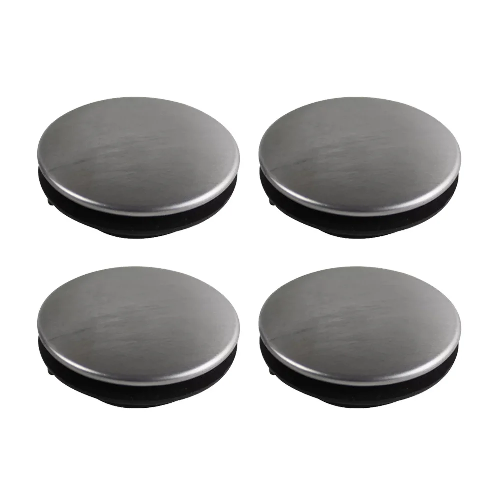 

4pcs Stainless Steel Sink Hole Cover 31-40Mm Kitchen Basin Accessory Soap Dispenser Cap Durable Pp Leakproof Faucet Plug