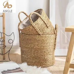 Natural Wicker Planter Basket Flower Pot Rattan Straw Flower Basket For Home Garden Decoration 20/25/30CM