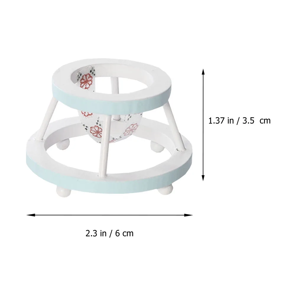 قطعة واحدة من ملحقات مشاية الأطفال الصغيرة، زينة زخرفية رائعة وخفيفة الوزن، باب متحرك نابض بالحياة، تصميم واقعي #6